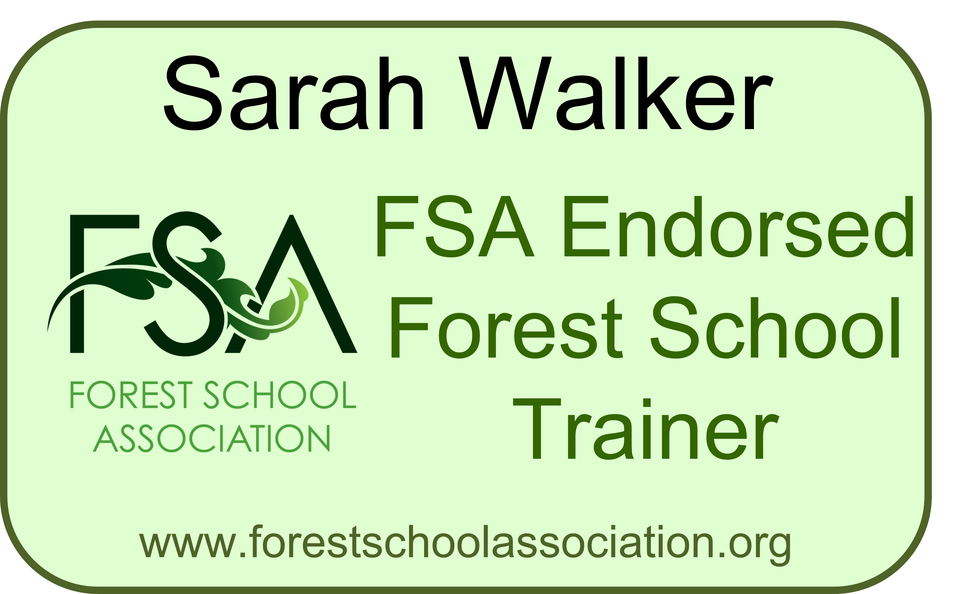 New L3 Forest School Leader Training